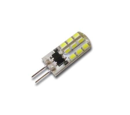 1.5W LED Лампичка G4 12V 6000K Студено Бяла Светлина